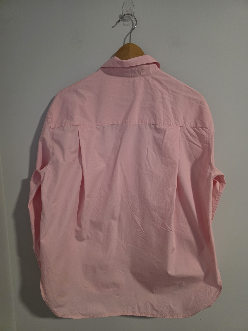 Babaton Light Pink Button-Up Shirt XS Classic Minimalist Blouse - Picture 5 of 9